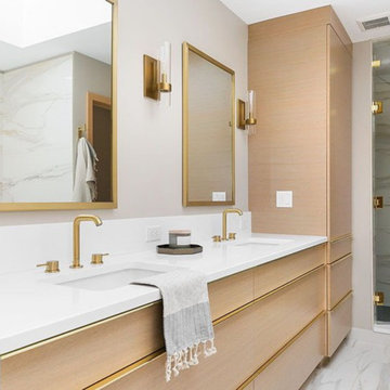 Essence Bathroom Collection in Brushed Cool Sunrise