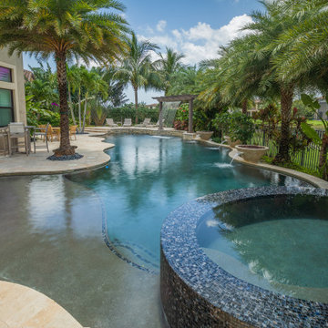 Lagoon Freeform Pool in Delray Beach, Florida