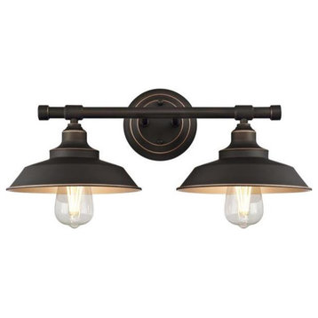 Westinghouse Lighting 6354800 2 Light Wall Oil Rubbed Bronze Finish with