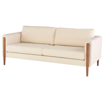Nuevo Furniture Steen Triple Seat Sofa in White