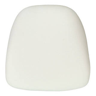 Buy 2 Thick - White Velvet Memory Foam Seat Cushion - Chiavari