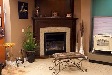 Inspiration for a transitional living room remodel in Toronto