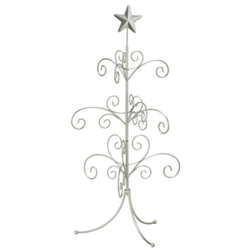 22"H Mini Ornament, Jewelry, or Display Tree, Silver
