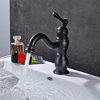 Fontana Single Hole Oil Rubbed Bronze Bathroom Sink Faucet