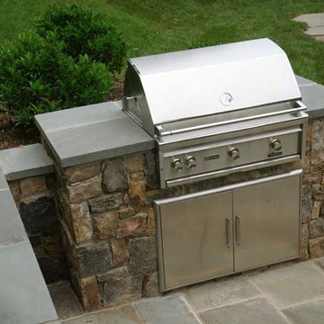 McLean Custom Grill with Stone Work