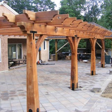 Timber Framed Structures, Arbors, Trellises, Pergolas, Trelisses in NYC, NJ, CT