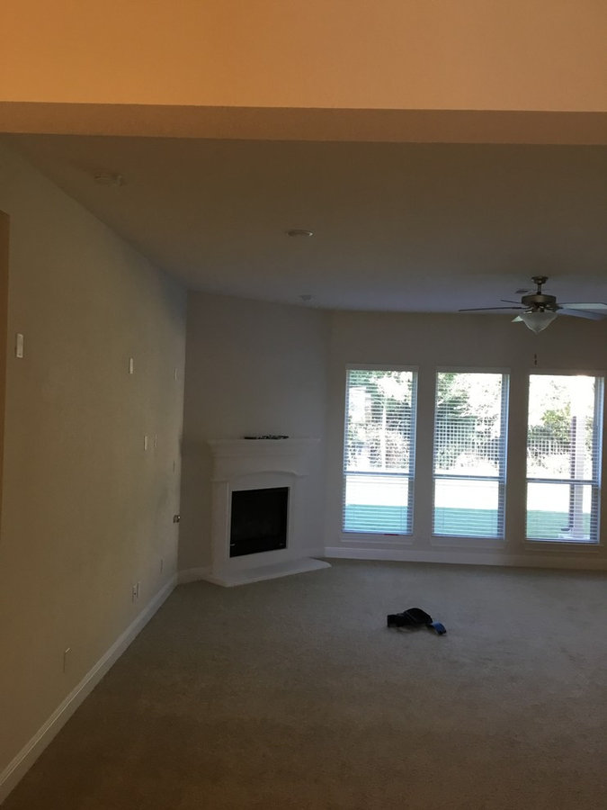 5" wood installation