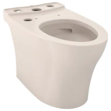 TOTO Aquia IV Elongated Toilet Bowl Only, CEFIONTECT, Sedona Beige