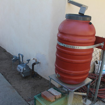 Soldered Steel Downspouts in La Cresenta