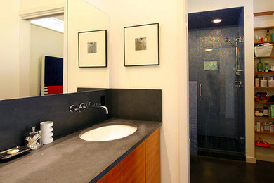 Inspiration for a transitional bathroom remodel in Denver