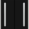 Clear Low-E 1-Lite Fiberglass Smooth Double Door 66"x81.75" Left Hand In-swing