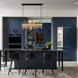 36" Designer Over-and-Under Refrigerator/Freezer with Ice Maker and Internal Dis - Refrigerators