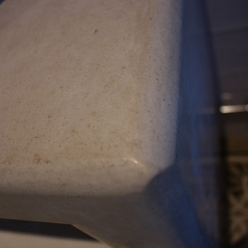 Tadelakt vanity in Djursholm