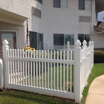 Keswick white vinyl straight with Gothic Tops.