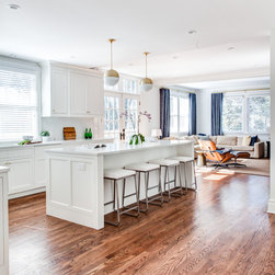 Short Hills, NJ &ndash; Transitional &ndash; White Kitchen Cabinets - Kitchen Cabinetry