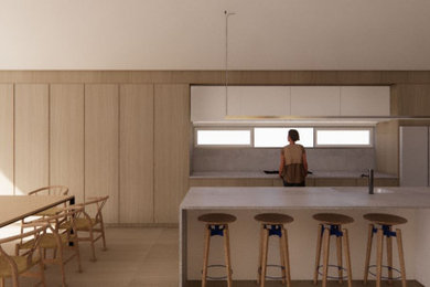 Kitchen - contemporary kitchen idea in Los Angeles