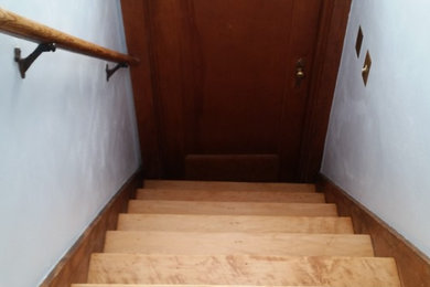 Stairs after refinishing