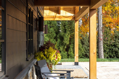 Inspiration for a contemporary porch remodel in Baltimore