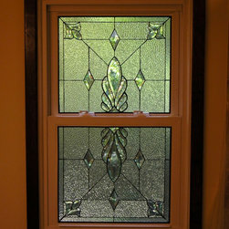 Grantham Double Hung - Stained Glass Panels