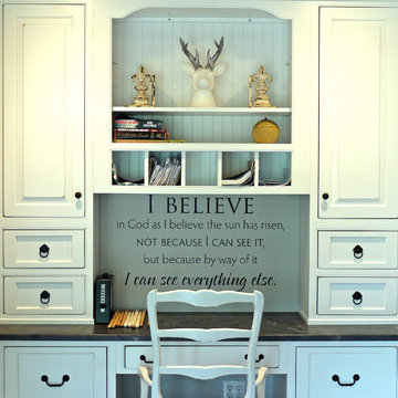 Beaded Inset White Kitchen