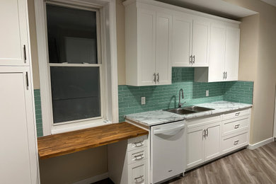 Minimalist kitchen photo in Ottawa