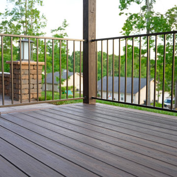 Ridge Premium Color Combination Deck with S110 Steel Railing