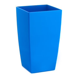 Plastic Fiori Algarve Planter - Blue - Outdoor Plant Pots & Planters
