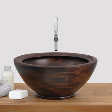 Teak bathroom sinks