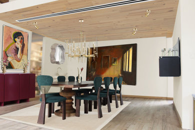 Eclectic dining room photo in Philadelphia