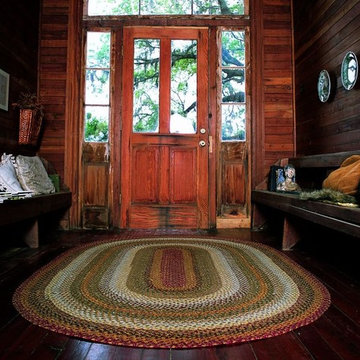 Homespice Pumpkin Pie Cotton Braided Rugs
