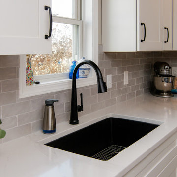 Classic Black & White Kitchen