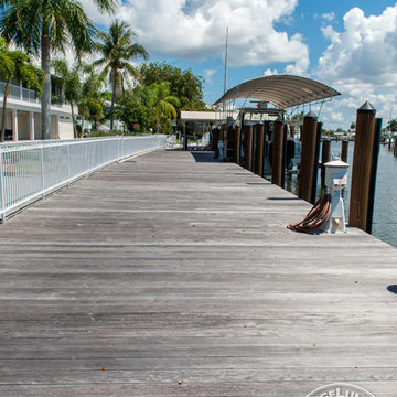 Ft. Myers Dock with Gray Ipe Decking