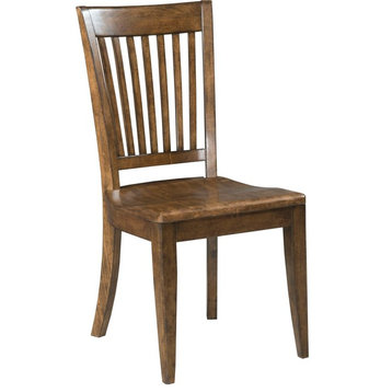Kincaid Furniture The Nook Wood Seat Side Chair, Hewned Maple
