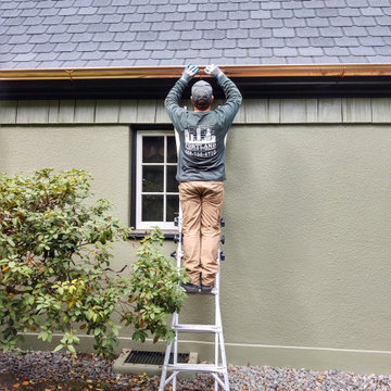 Riverside Drive Re-roof with copper flashings and gutters
