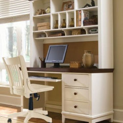 Computer Desk & Hutch - American Drew Sterling Pointe Collection 181-935R - Desks And Hutches