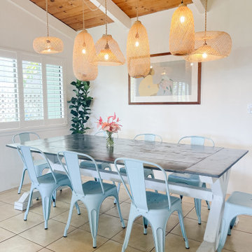 Modern Costal Dining Space