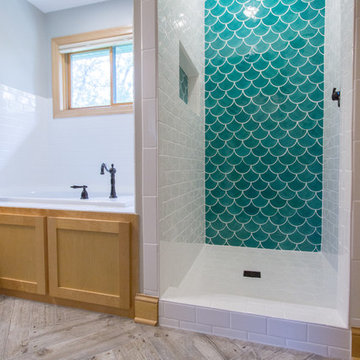 Moroccan Fish Scale Bathroom