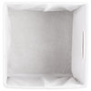 Polyester Cube Stripe Brown Square 13x13x13