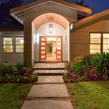 Concrete entrances