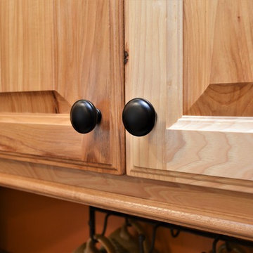 Kingsbury, IN. Haas Signature Collection. Natural Rustic Hickory Kitchen