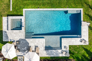 Minimalist pool photo in Philadelphia