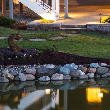 Unique Sea Serpent Topiary – Terraced Backyard Patios