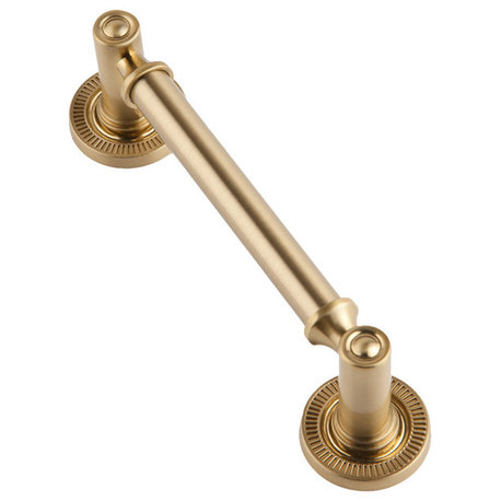 Sumner Street Home Hardware Minted Pull, Small, Satin Brass