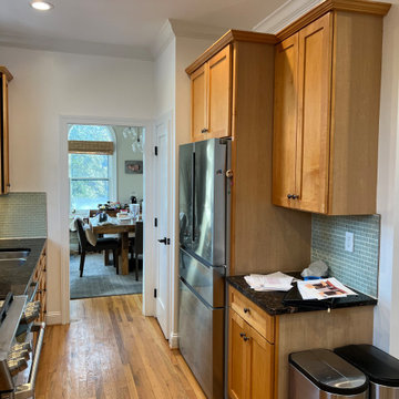 Modern Black and Wood Kitchen Remodel in Arlington, VA