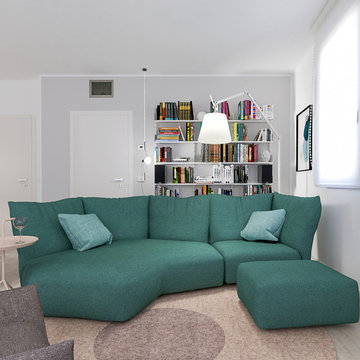 Un living da completare - Progetto in corso
