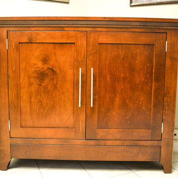 Automated TV Lift Cabinet in Solid Cherry (The Richmond)