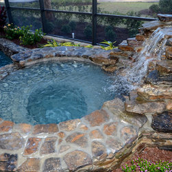Rock Spillway - Aboveground Swimming Pools