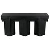 Noir Furniture Acropolis Console Table With Matte Black Finish GCON412MTB