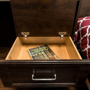 Belgian Chocolate Home Office and Guest Room Display - Campbell Showroom