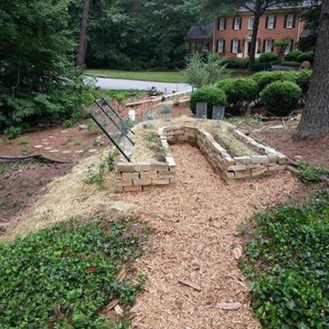 Rock Raised Veggie Garden Bed